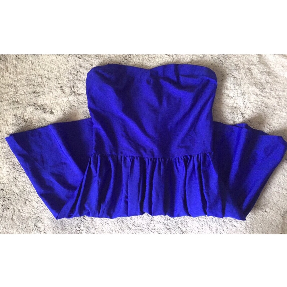Royal blue dress